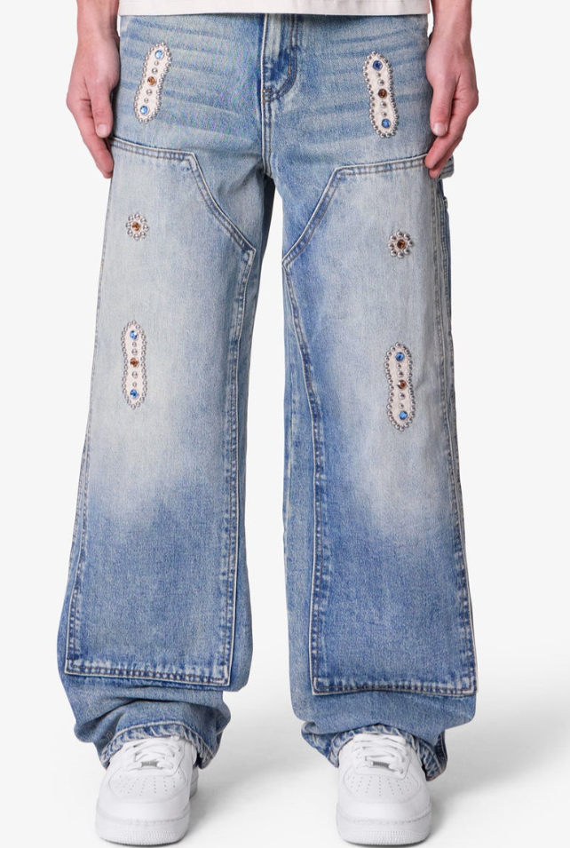 MNML Jeans - Double Western Jewel Denim - Blue - V734-M2024-D275