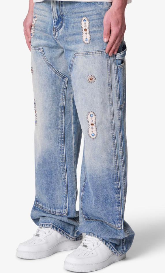 MNML Jeans - Double Western Jewel Denim - Blue - V734-M2024-D275