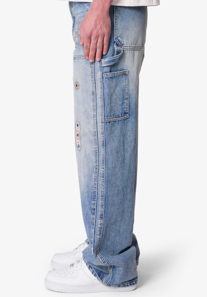 MNML Jeans - Double Western Jewel Denim - Blue - V734-M2024-D275