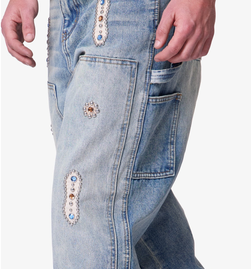 MNML Jeans - Double Western Jewel Denim - Blue - V734-M2024-D275