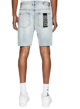 Ksubi Shorts - Chopper Short Karma Trashed - Light Blue  - 5000005934