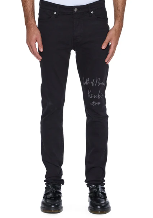 Ksubi Jeans - Van Winkle - Jasper Black Arch - MPF25DJ004