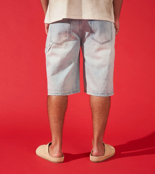 Duaa Shorts - Impressive Carpenter Stone Short - Blue