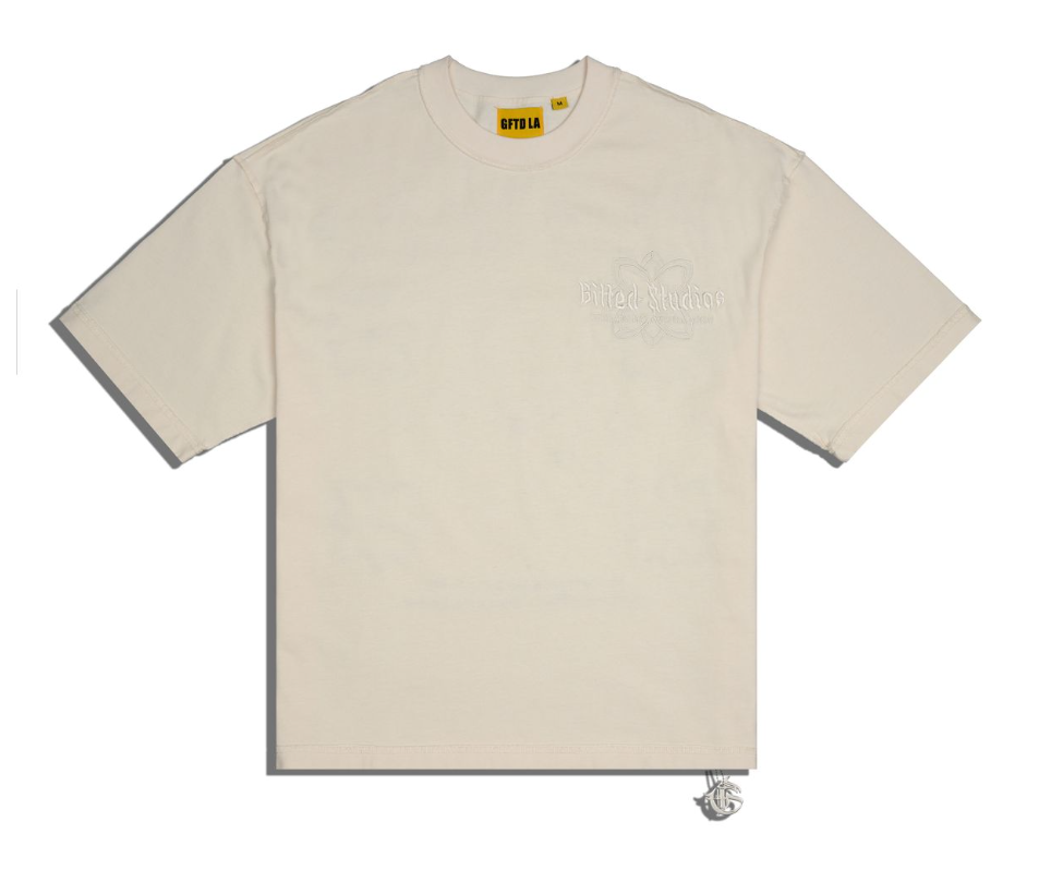 GFTD LA T-Shirt - Embo - Bone - GFTSS25-45