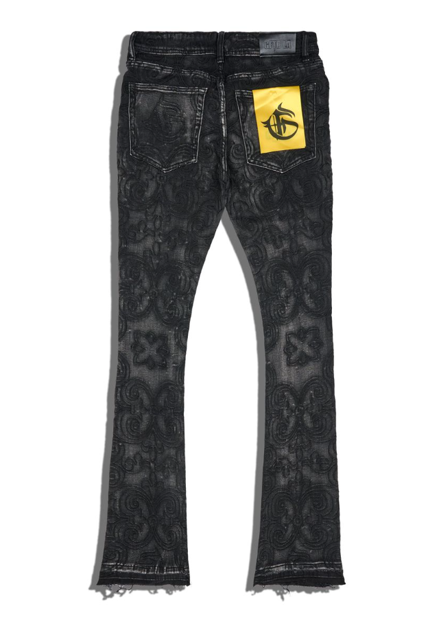 GFTD LA Jeans - Embo Denim - Black  - GFTSS25