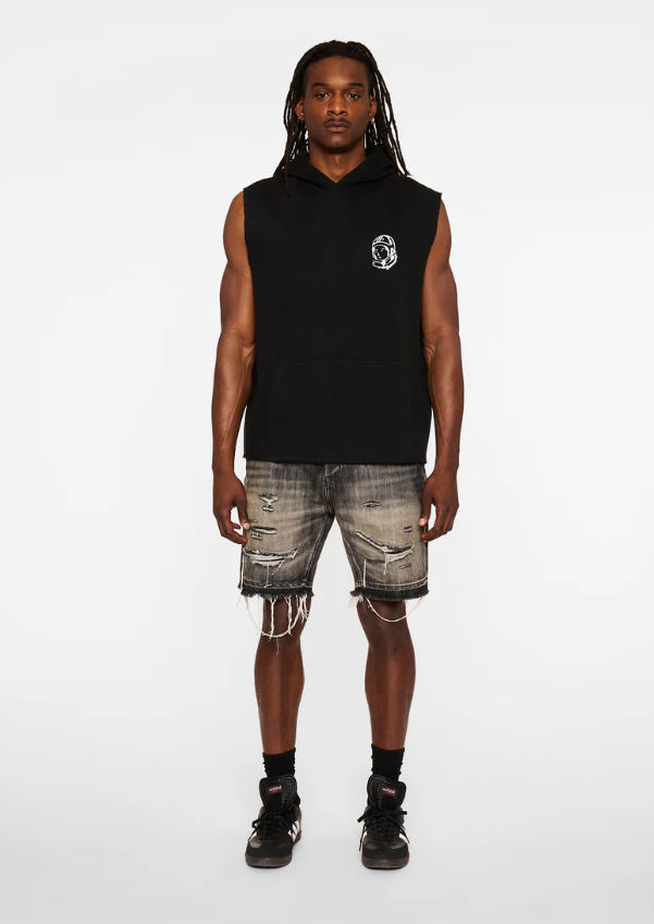 Billionaire Boys Club Hoodie - BB Space Sleeveless - Black - 851-4307