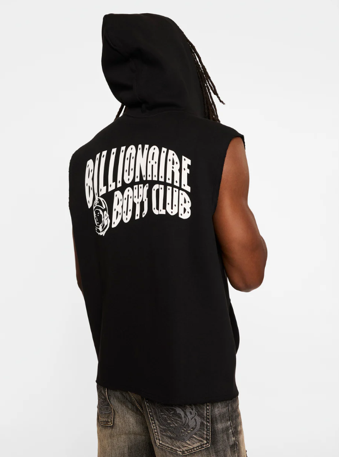 Billionaire Boys Club Hoodie - BB Space Sleeveless - Black - 851-4307
