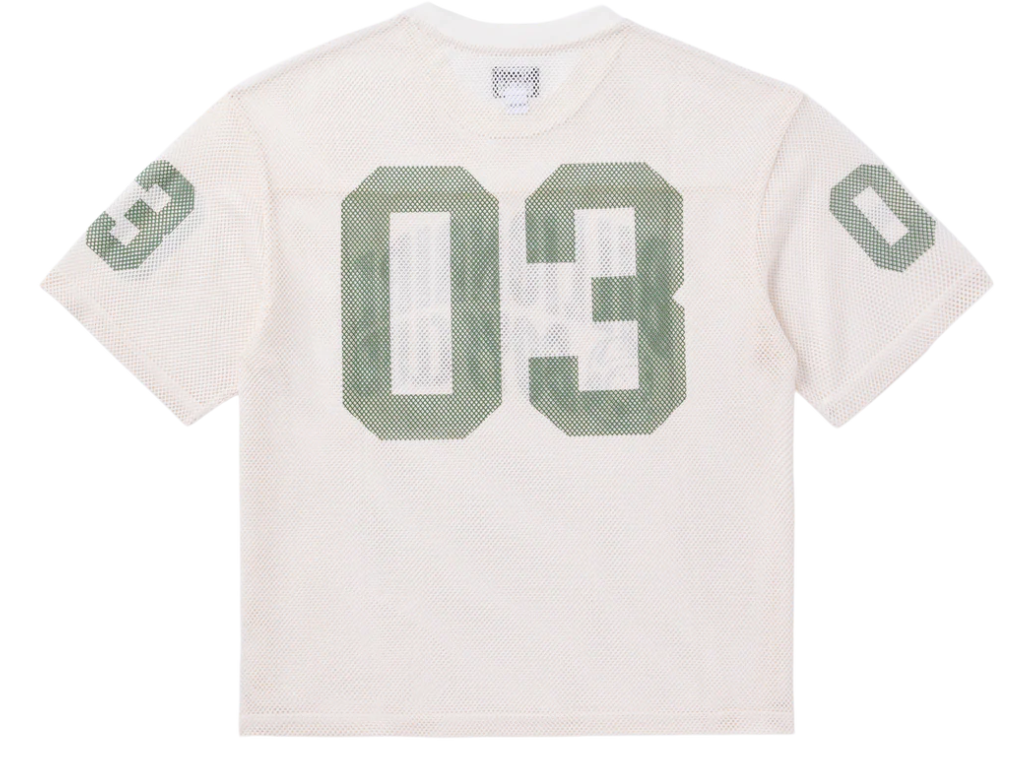Billionaire Boys Club Jersey - BB Varsity Football Jersey - Gardenia - 851-4303
