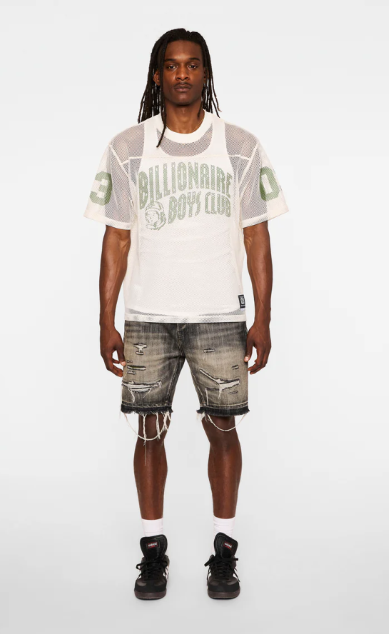 Billionaire Boys Club Jersey - BB Varsity Football Jersey - Gardenia - 851-4303