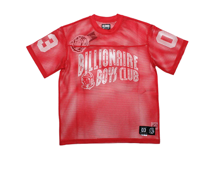 Billionaire Boys Club Jersey - BB Varsity Football Jersey - Red - 851-4303