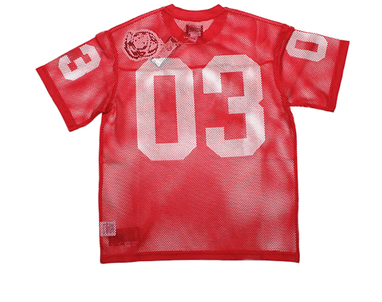 Billionaire Boys Club Jersey - BB Varsity Football Jersey - Red - 851-4303