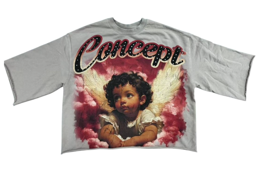 Concept T-Shirt - Angel 2 - Grey - CRT_002_1