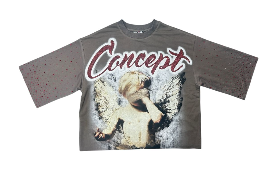 Concept T-Shirt - Cherub - Grey - CRT_004