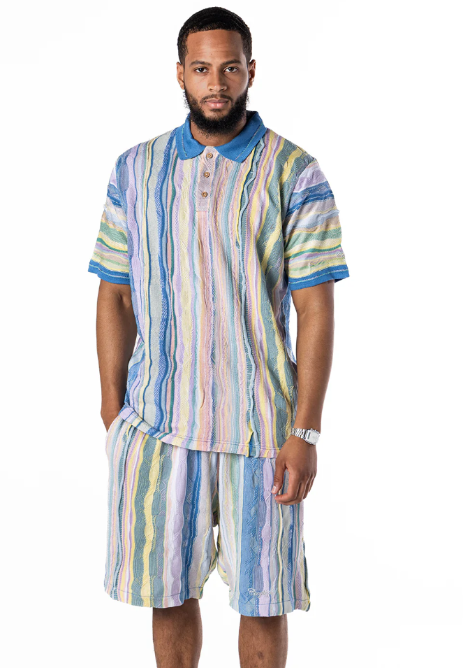 Coogi Short Set - Multi - CP25201