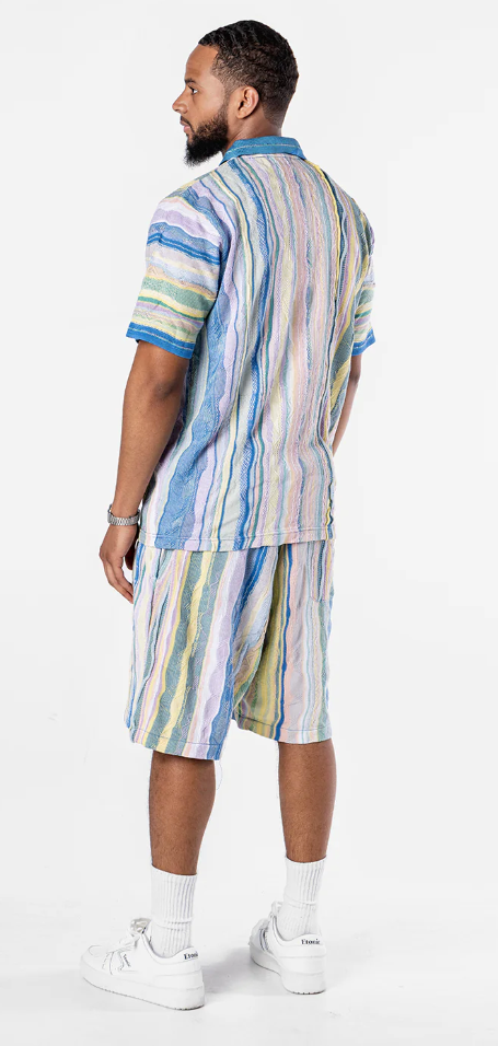 Coogi Short Set - Multi - CP25201