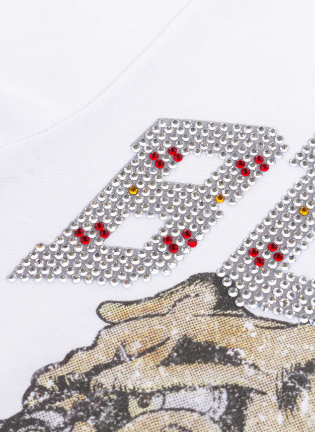 BLDG4. T-Shirt - Bulldog SS Knit - Bleach White - C51-4303