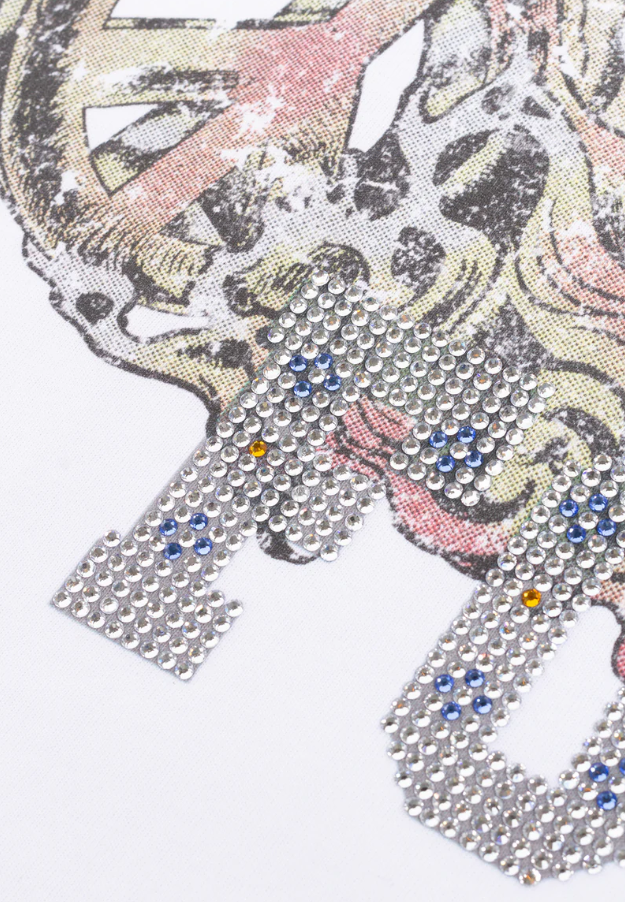 BLDG4. T-Shirt - Bulldog SS Knit - Bleach White - C51-4303