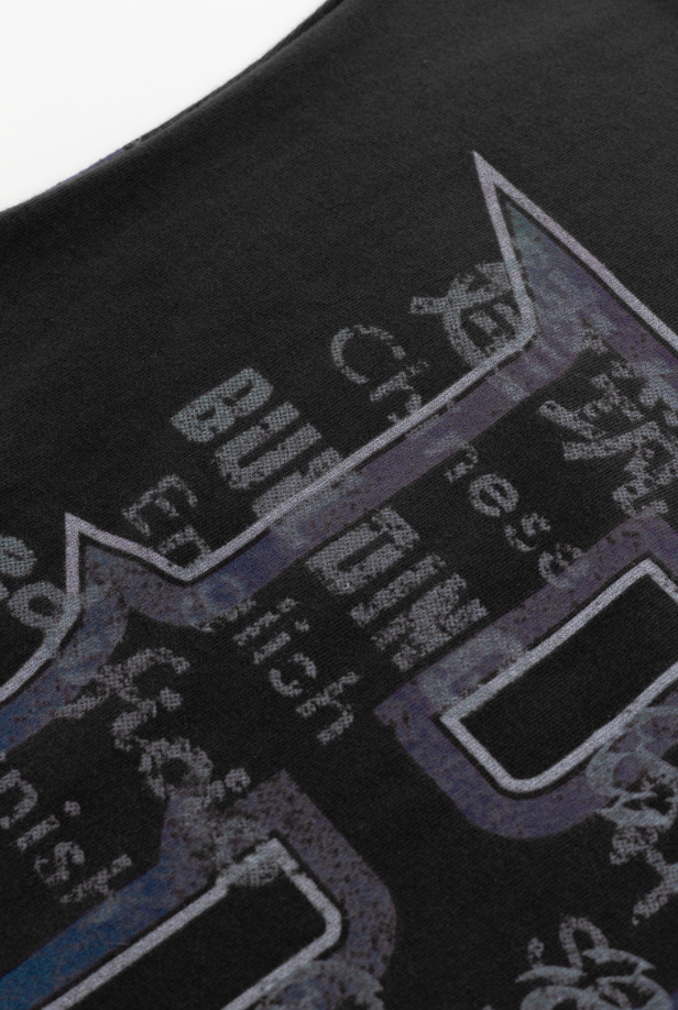 BLDG4. T-Shirt - Iron Sleeveless Knit - Charcoal Art - C51-4304