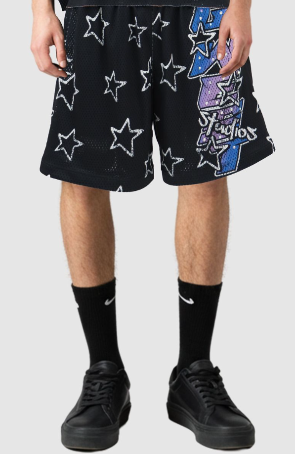 G West - Short Set - Help Me - Black\White\Multi - GWRMSB5002