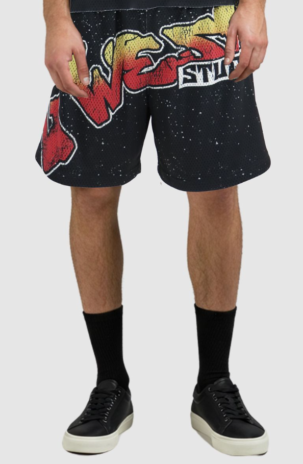 G West - Short Set - Skull Tech - Black\Multi - GWRMSB5004