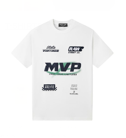 Black Label T-Shirt - MVP - White - BL2011
