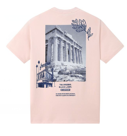 Black Label T-Shirt - Freedom - Pink - BL2013
