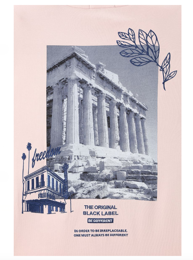 Black Label T-Shirt - Freedom - Pink - BL2013