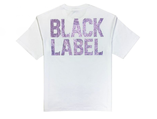 Black Label T-Shirt - BLII PURPLE - White - 888