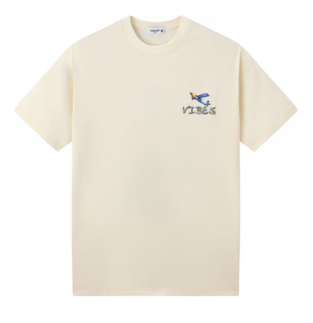 Black Label T-Shirt - VIBES - Cream - 507