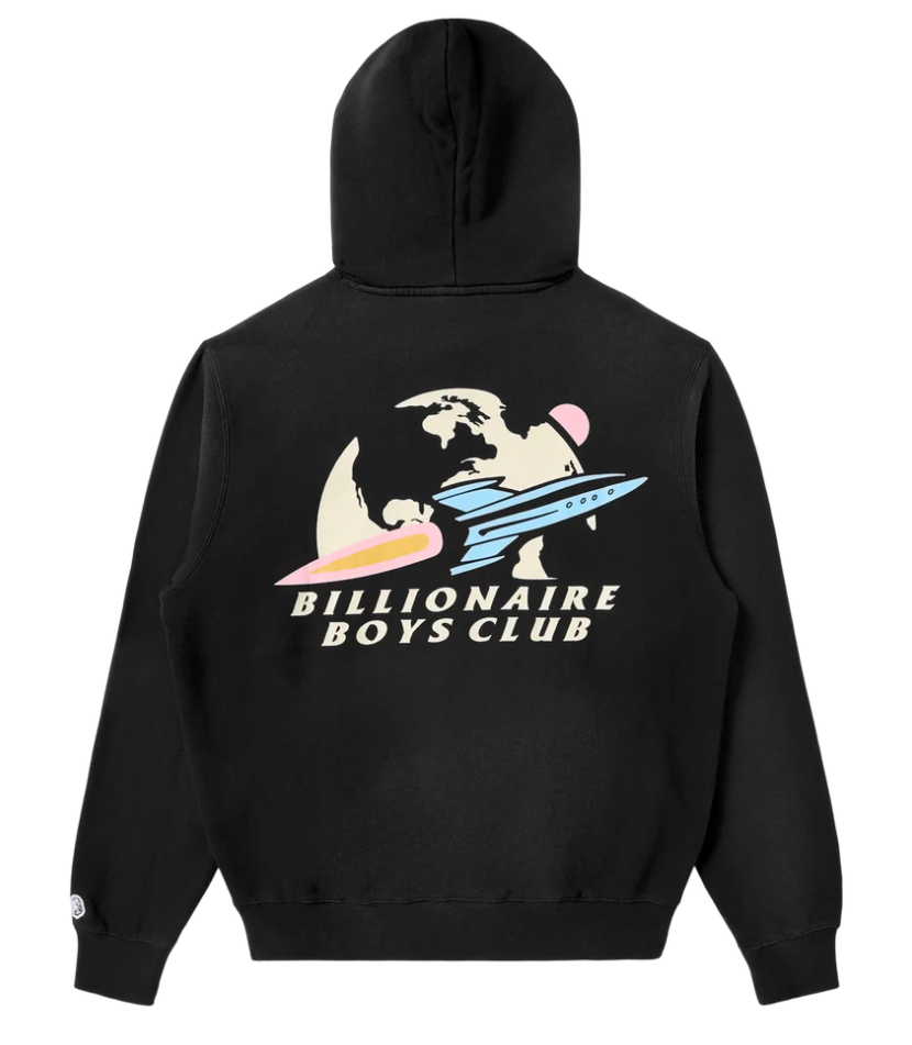 Billionaire Boys Club Hoodie - New World - Black - 851-7311