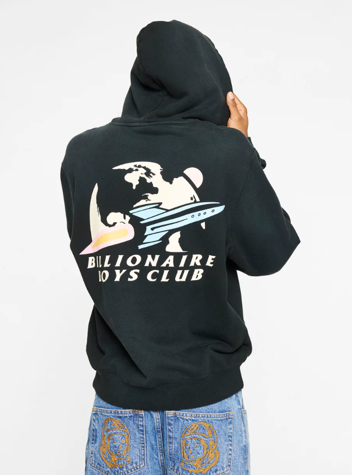 Billionaire Boys Club Hoodie - New World - Black - 851-7311