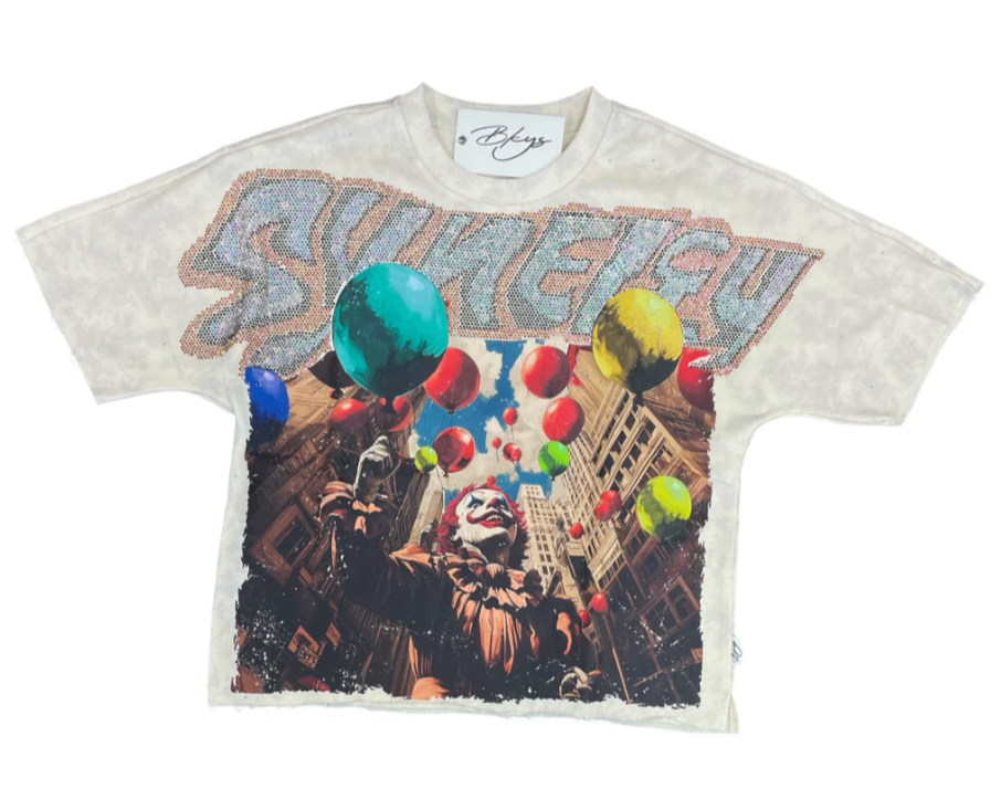 Bkys T-Shirt - Synergy Cropped - Off White  - T1406