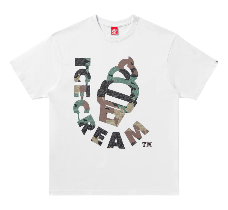 Icecream T-Shirt - Cover SS Tee - White - 451-7208