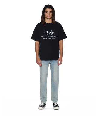 Ksubi T-Shirt - Plated Ekcess SS Tee - Jet Black - MFA25TE008