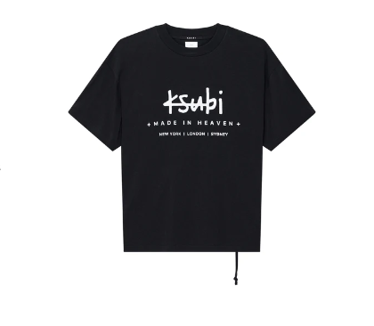 Ksubi T-Shirt - Plated Ekcess SS Tee - Jet Black - MFA25TE008