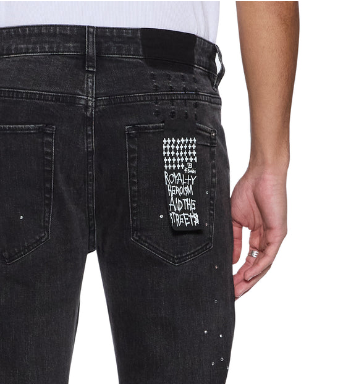 Ksubi Jeans - Van Winkle Renaissance - Black - MFA25DJ027