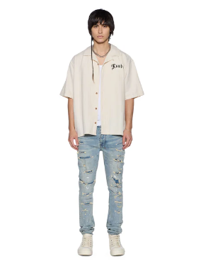 Ksubi Jeans - Van Winkle - Scatter Blue - MFA25DJ030