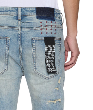 Ksubi Jeans - Van Winkle - Scatter Blue - MFA25DJ030