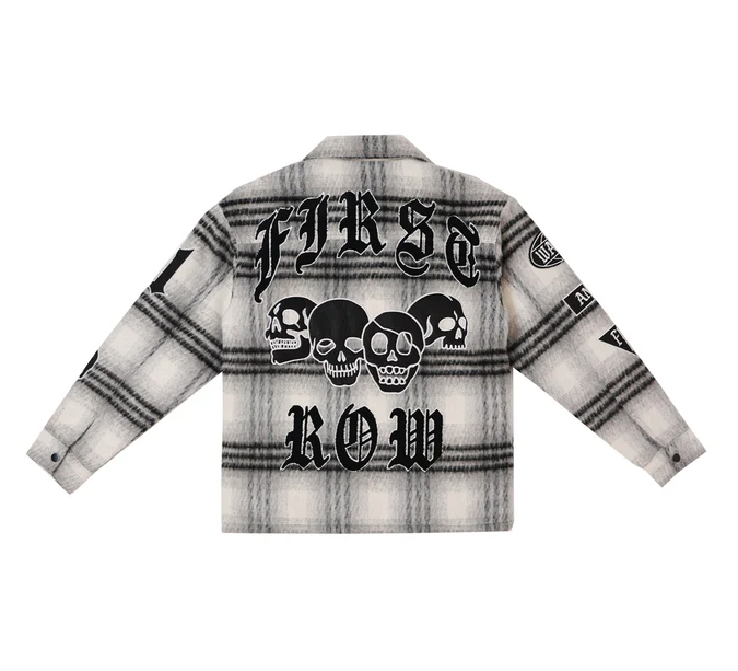 First Row Jacket - Wake Up And Be Fierce - Black - FRJ2099