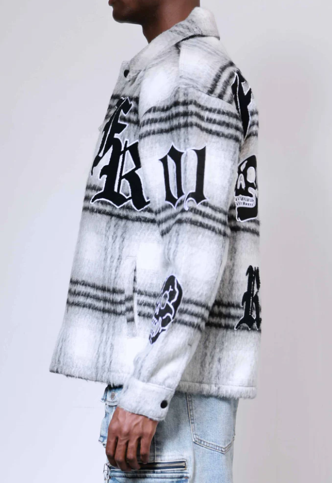 First Row Jacket - Wake Up And Be Fierce - Black - FRJ2099