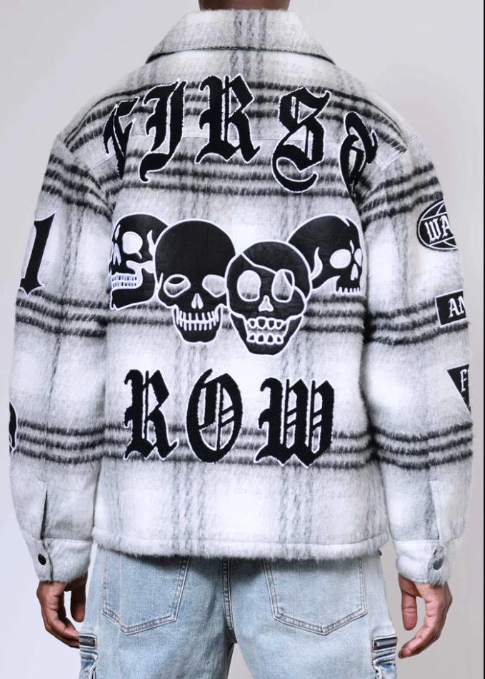 First Row Jacket - Wake Up And Be Fierce - Black - FRJ2099