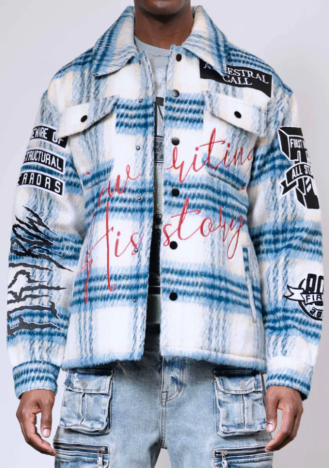 First Row Jacket - Ancestral Call - Blue - FRJ2091
