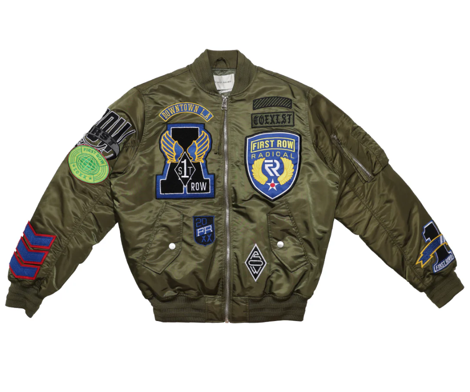 First Row Jacket - Force Multi Patch - Olive - FRJ4010A