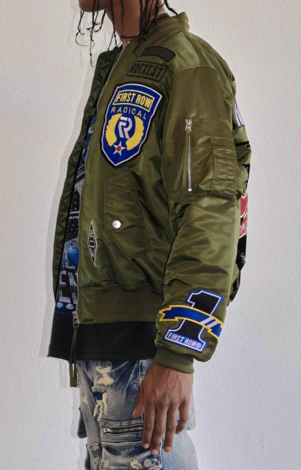 First Row Jacket - Force Multi Patch - Olive - FRJ4010A