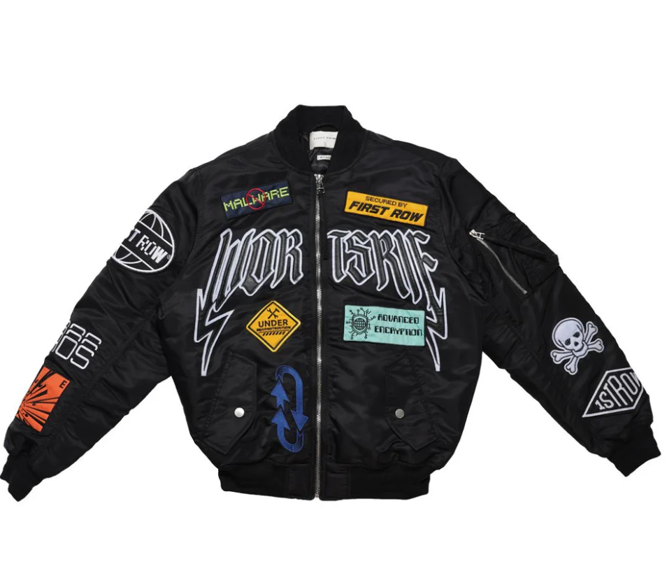 First Row Jacket - Force Multi Patch - Black - FRJ4012A