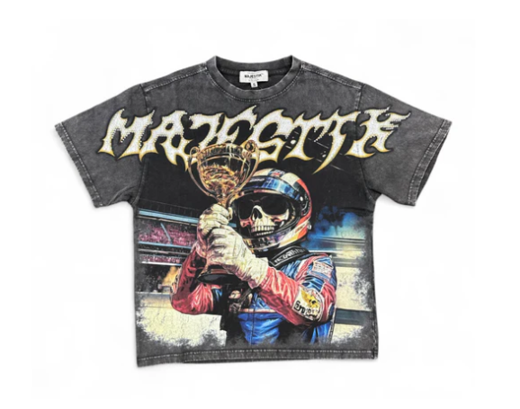 Majestik T-Shirt - Champion Racer - Black - TE2537