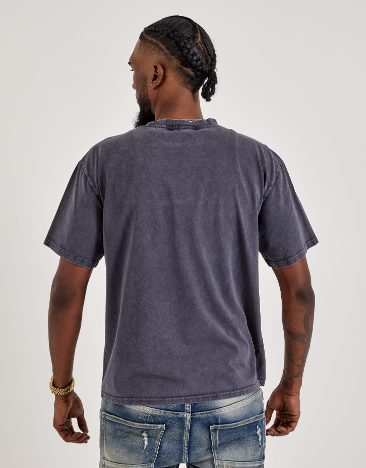 Majestik T-Shirt - Astronaut Garment Dyed - Light Grey - TD2528