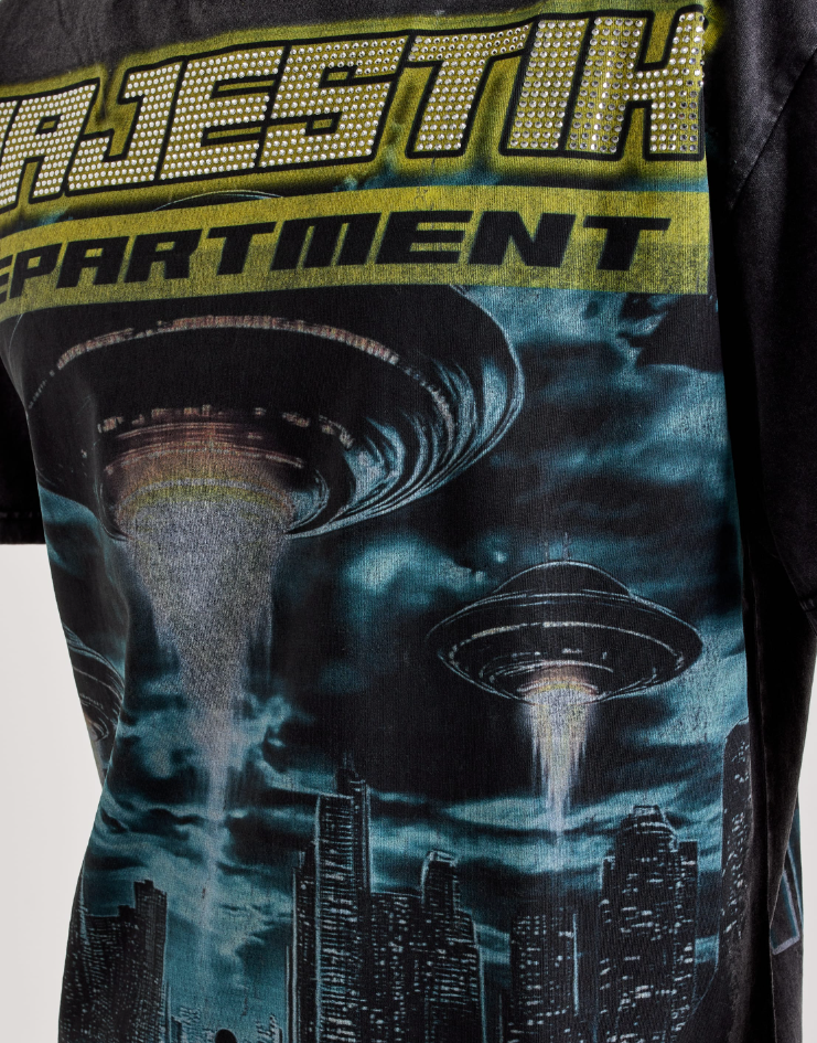 Majestik T-Shirt - World Wide Department - Black - TD2537