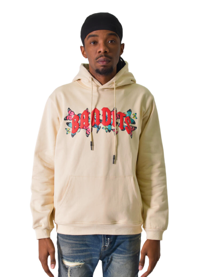 Bandits Hoodie - Fly Free - Tan - H4433