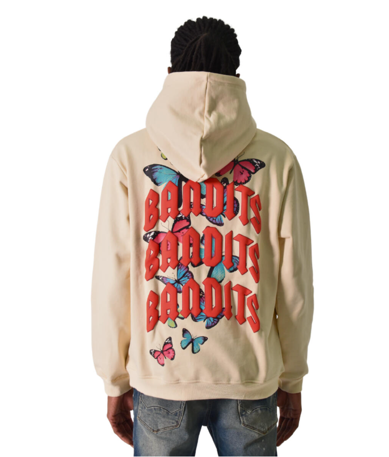 Bandits Hoodie - Fly Free - Tan - H4433
